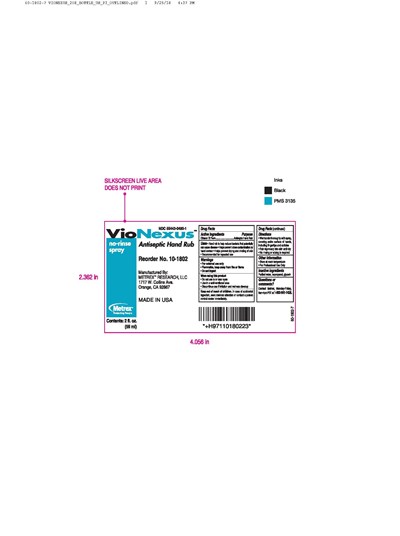 Vionexus No Rinse Spray 2 Ounce Bottle (55443 0400 1 60 1802 7 Vionexus 2oz Bottle)